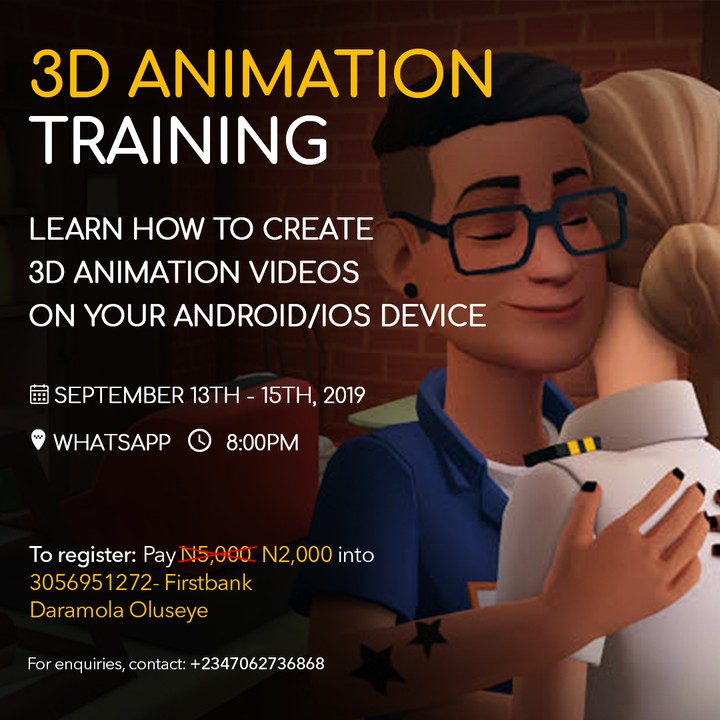 Learn 3D Video Animation And Make More Money In 2019 - Business - Nigeria