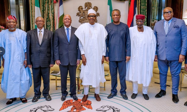Pres. Buhari Receive South Africa President Special Envoy [Photo] 