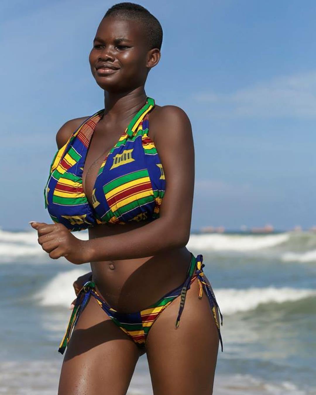 Photos: Meet Pamela Watara The Lady With The Biggest Bre@sts In Ghana - Cel...