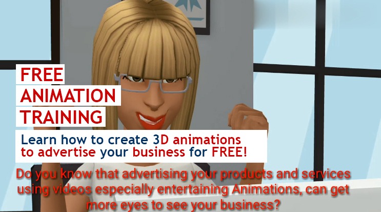 Free 3d Animation Training - Adverts - Nigeria