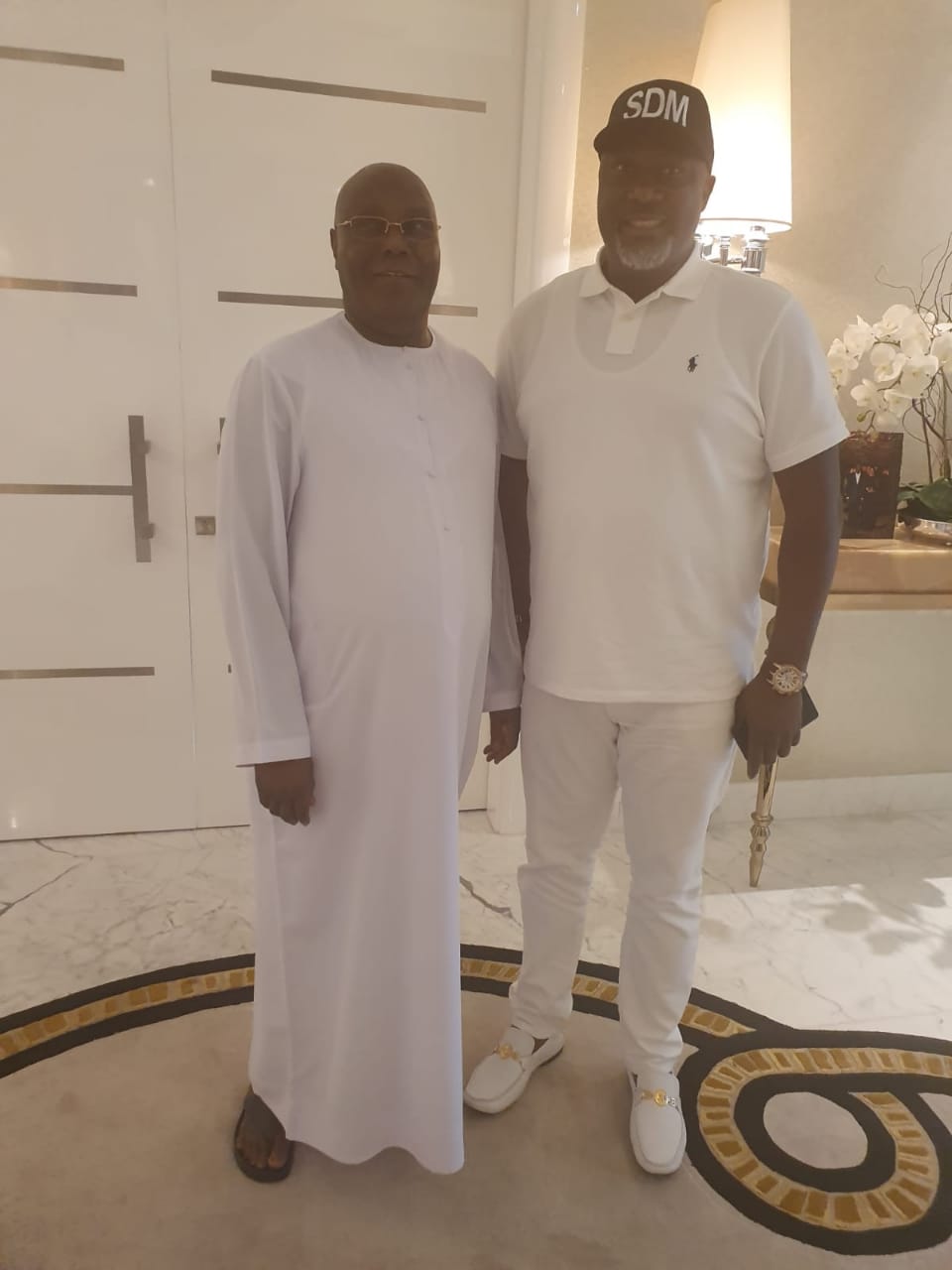 Senator Dino Melaye And Atiku Abubakar Chilling Together (Photos)
