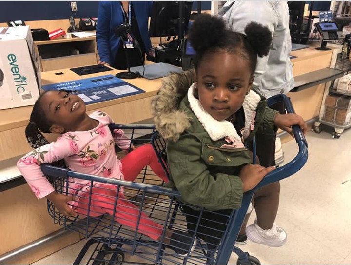 Davido Shares Photo Of Imade And Hailey, His Two Daughters ...