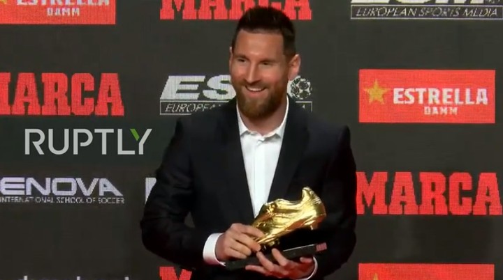 36 Goals And 72 Points The Best Messi Receives His Sixth European Golden Shoe Sports Nigeria