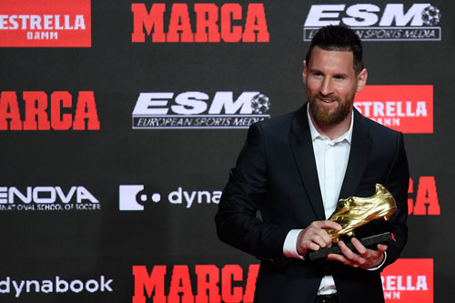 Messi Receives His 6th European Golden Boot Photos Sports Nigeria
