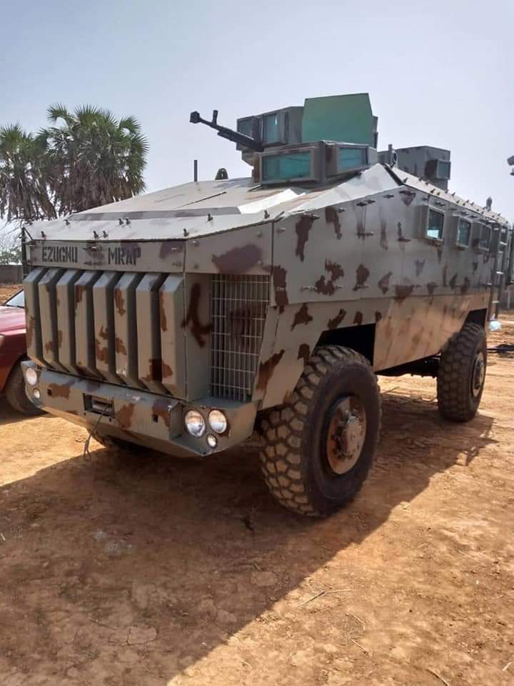 Новый нигерийский бронированный автомобиль Ezugwu класса MRAP Ezugwu, автомобиль, бронированный, класса, Нигерийская, Оригинал, мощностью, вещества, колесами, днищем, бронекорпуса, оснащается, дизельным, двигателем, кругового, тепловизорами, системой, камер, минимум, обзора