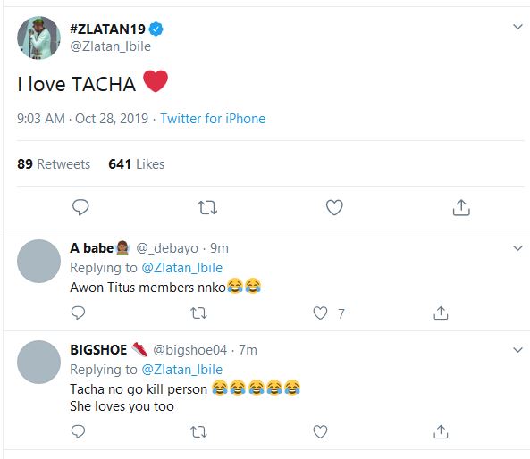 Zlatan and Tacha