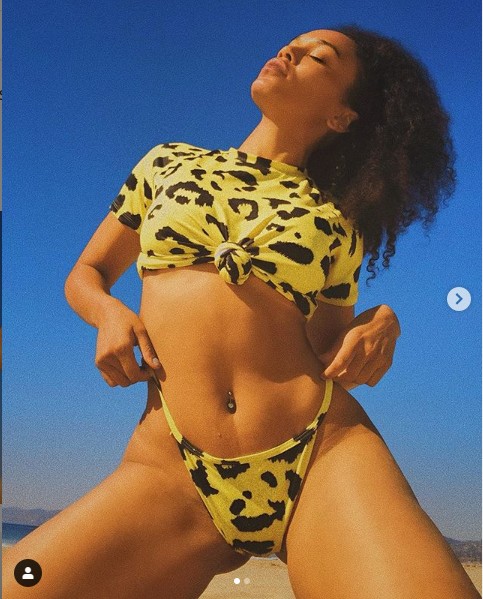 Pearl Thusi Puts Her Hot Body On Display In Sexy Two-piece - Celebrities - ...