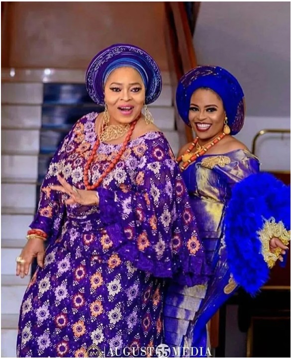 Actress Toyin Adegbola And Daughter Crying At Her Wedding Ceremony ...