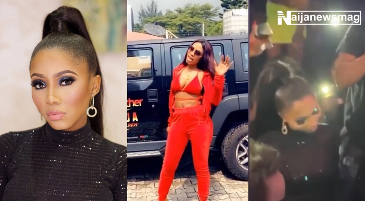 See What Bbnaija’s Mercy Eke Did With Fans At Her Meet And Greet Party ...