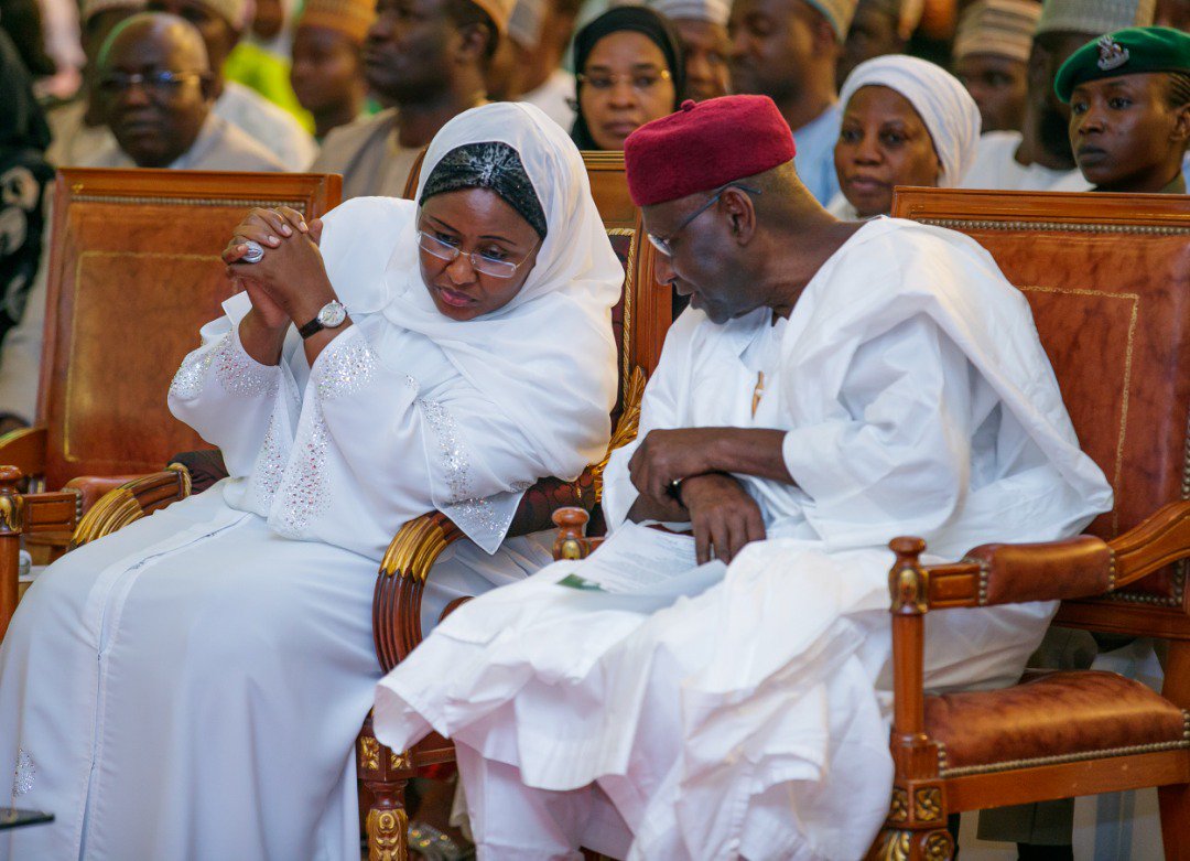Aisha Buhari Holds Prayer Session For Nigeria In Aso Rock (Photos) 