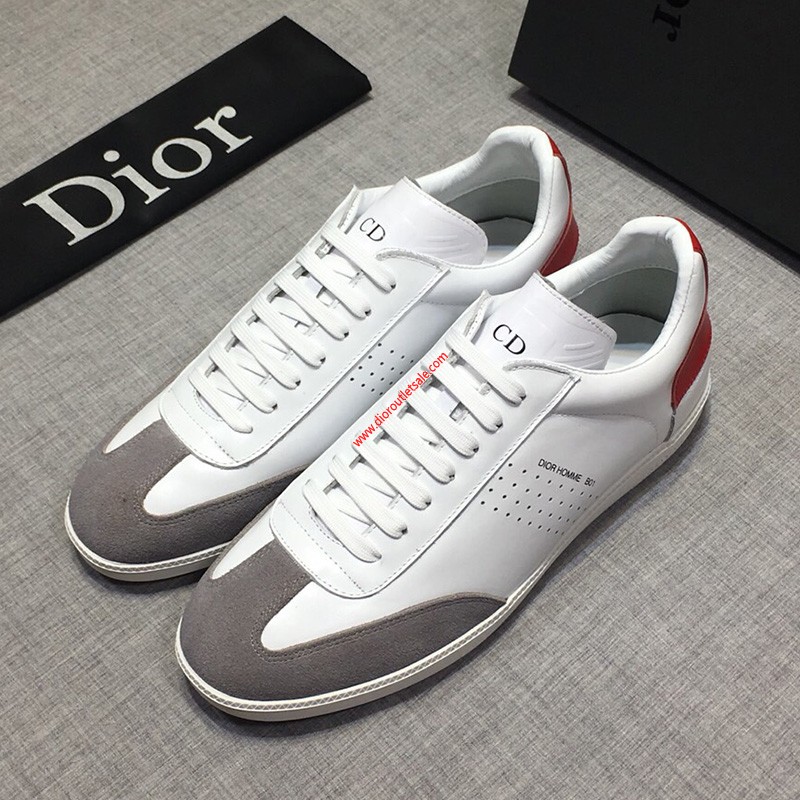 Shop - Dior Homme B01 Calfskin Sneaker White/red - Fashion/Clothing ...