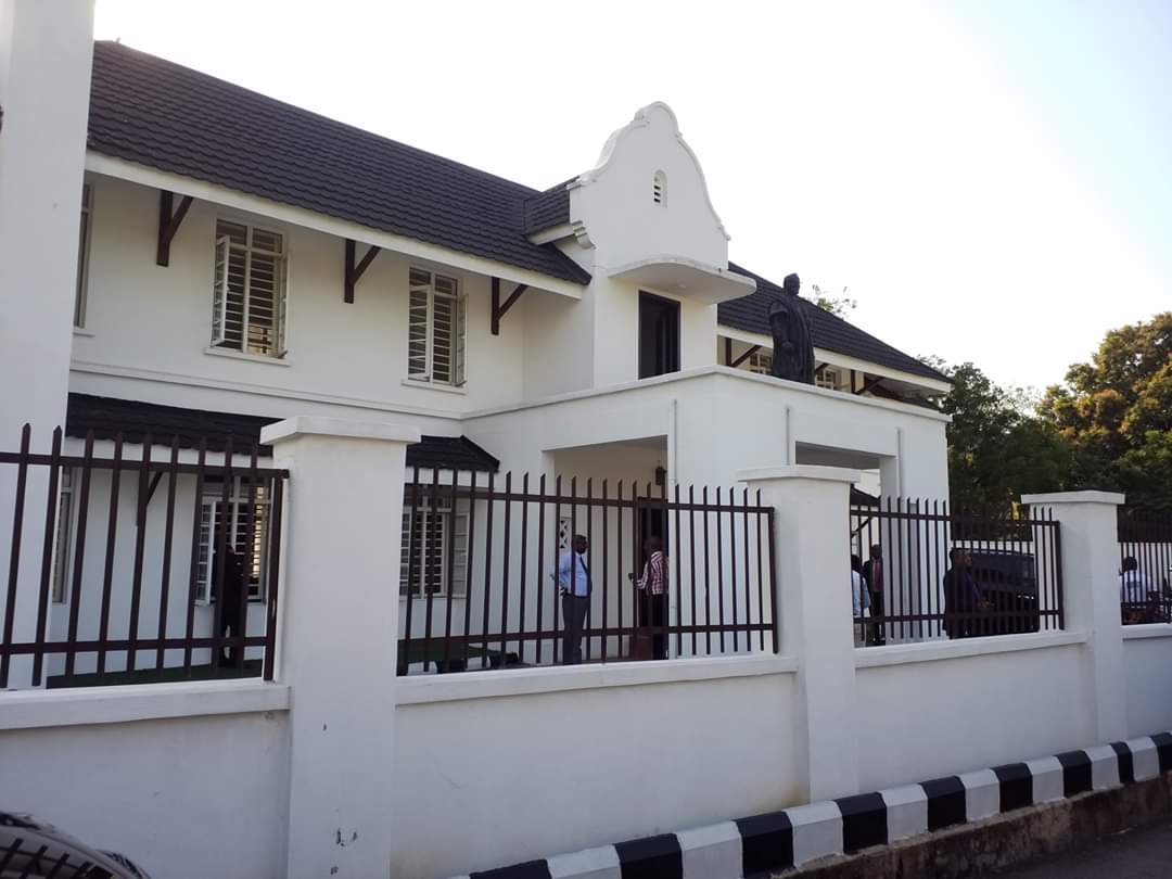 Ugwuanyi Inspects Nnamdi Azikiwe's Residence Renovated By Enugu State Government