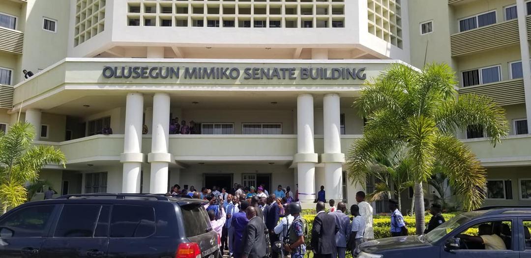 Akeredolu Renames AAUA Senate Building After Ex-governor Mimiko ...