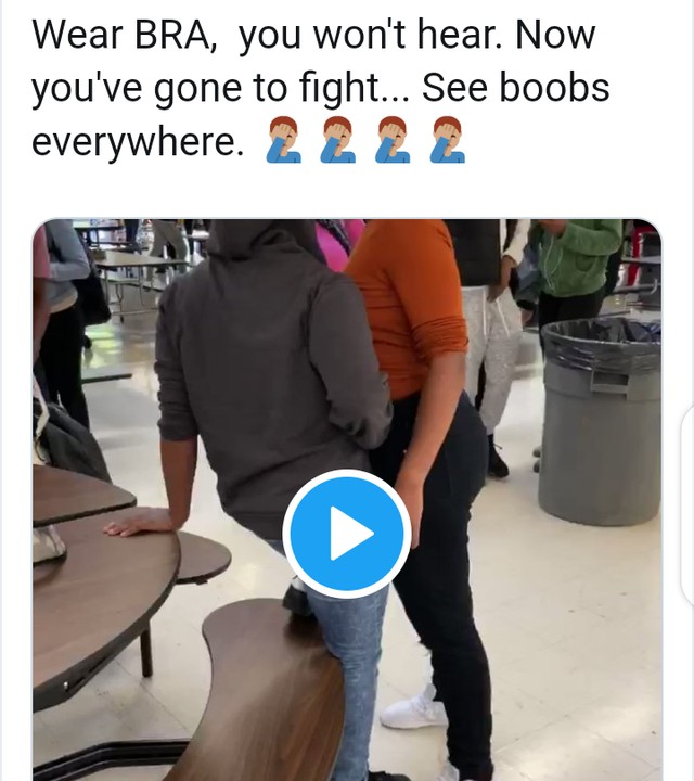 Twitter Users React See Boobs Everywhere, Girl Stripe Unclad In