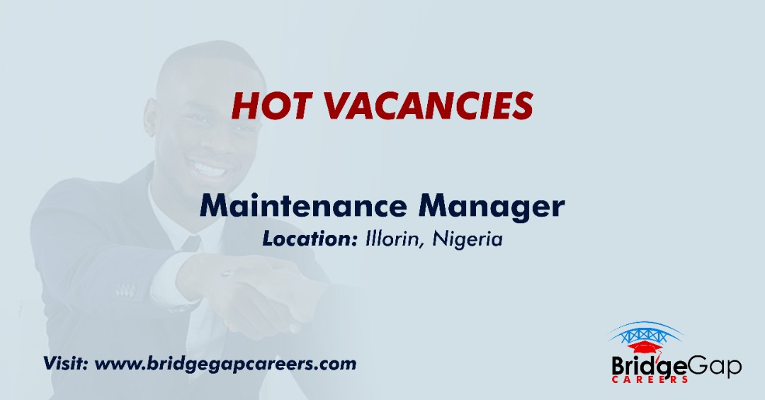 Urgent Vacancy  Jobs/Vacancies  Nigeria