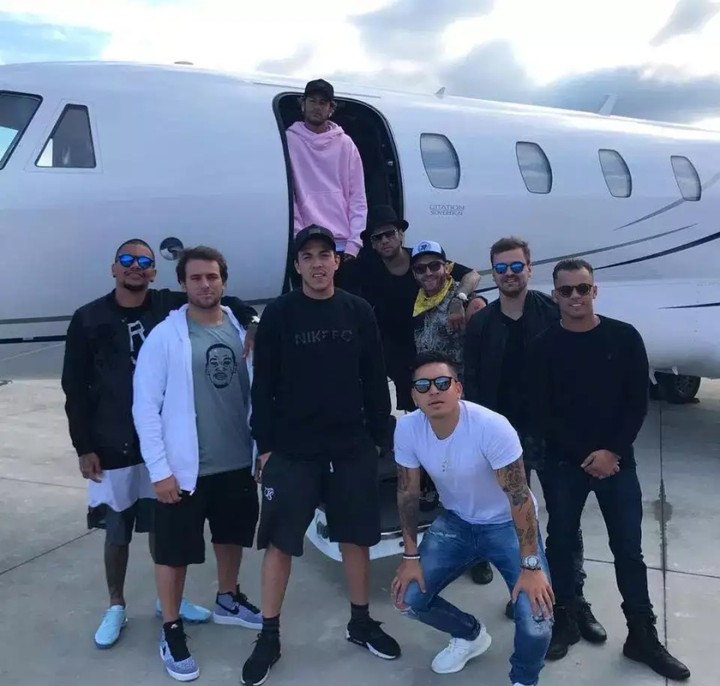 Meet the 11 Man Squad Neymar pays huge Amount just to follow him around