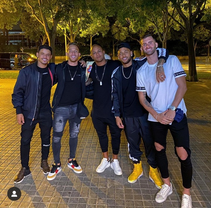 Meet the 11 Man Squad Neymar pays huge Amount just to follow him around