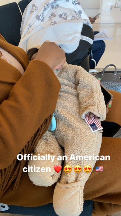 Davido's New Son "Ifeanyi" officially becomes an American Citizen