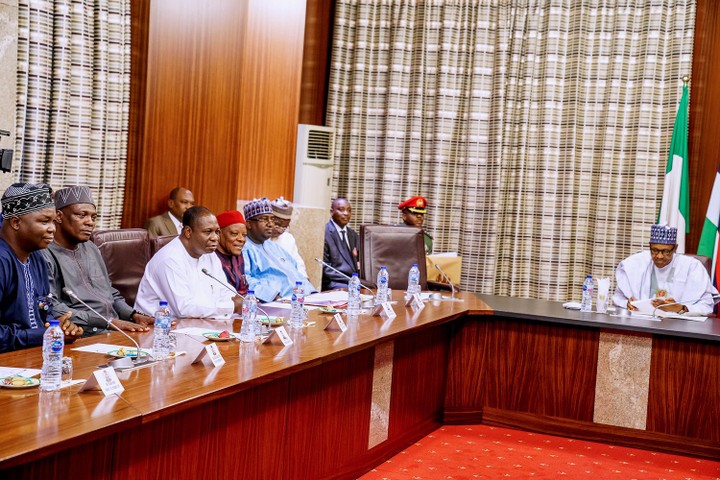 Buhari Meets Leadership Of Nigerian Union Of Teachers In Abuja (photos ...