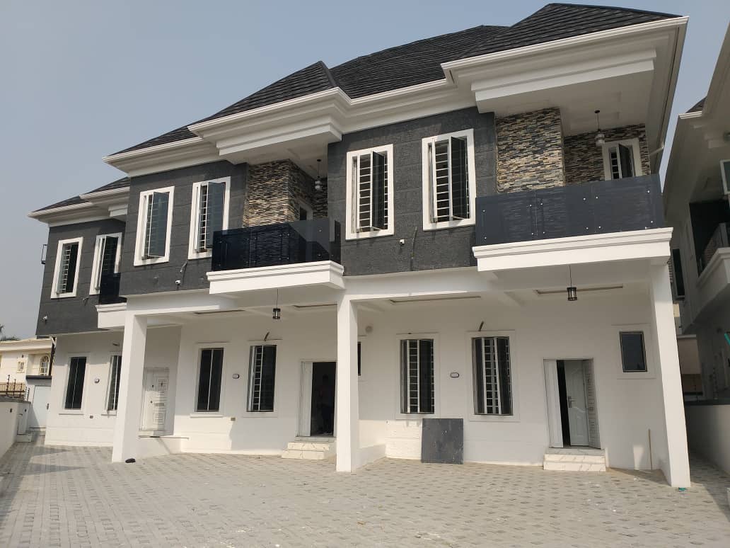 For Sale 3units Of 4bedrooms Terraced Duplex House Bq In Lekki Lagos