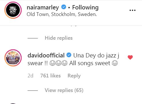 Davido To Naira Marley: "Una Dey Do Jazz, All Una Music Dey Sweet"