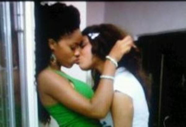 Tonto Dikeh Kissing Another Woman Celebrities Nigeria