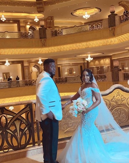 Photos From Davido's Brother, Adewale Adeleke's White Wedding In Dubai 