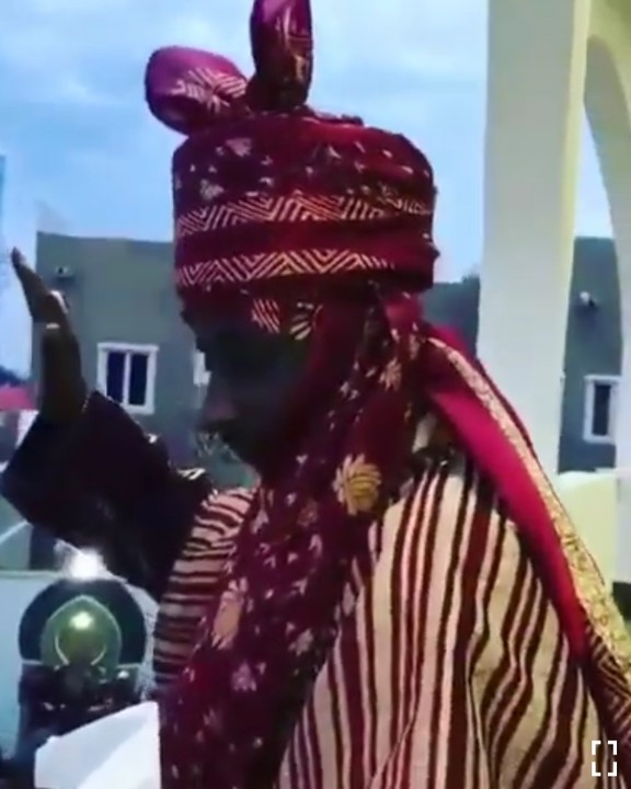 Dethroned Emir Sanusi's Emotional Farewell At His Palace Balcony (Photos, Video) 