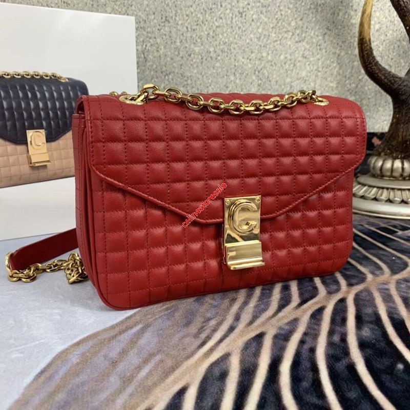 Shop - Celine Medium C-bag In Quilted Calfskin Red - Fashion/Clothing ...