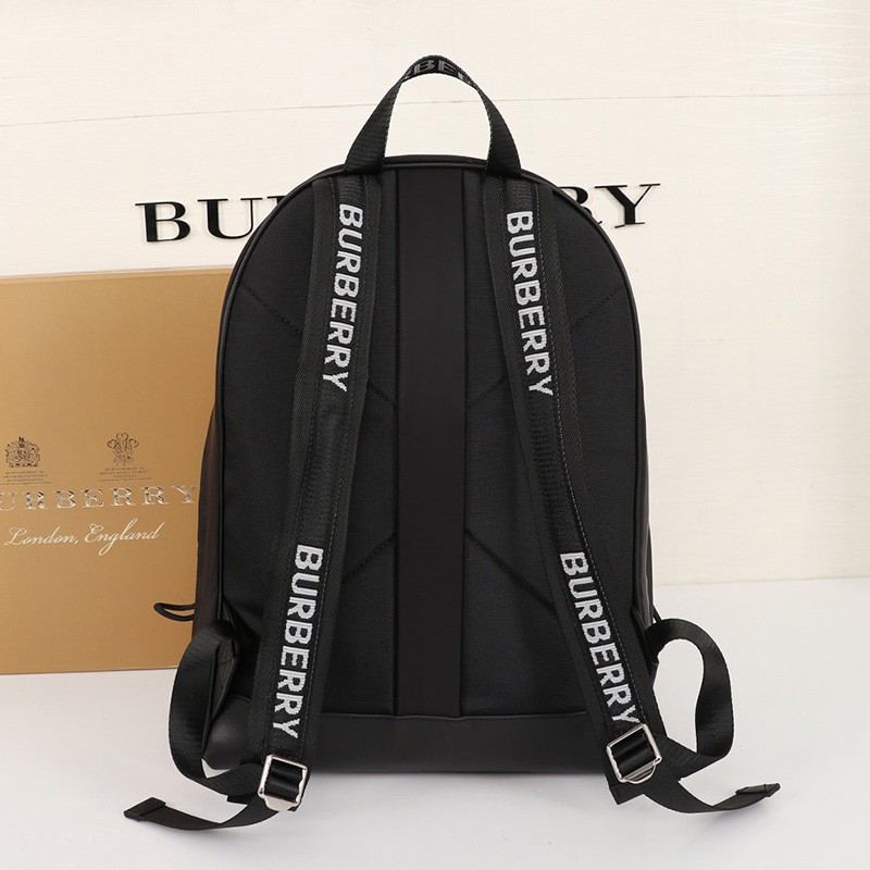 Shop - Burberry Logo Print ECONYL Backpack In Black - Fashion/Clothing