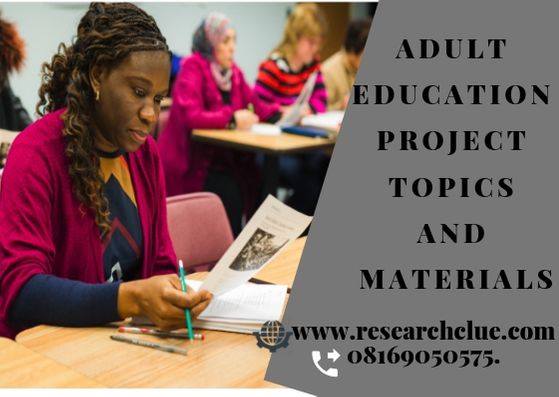 research topics on adult education