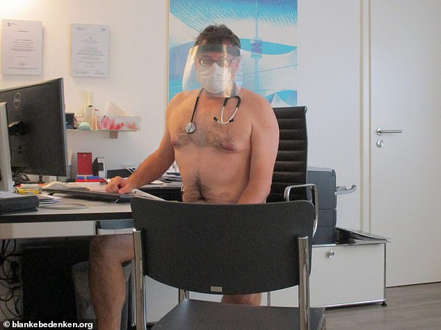German Doctors Pose Nude To Protest Lack Of Protective Masks, Aprons (Photos)