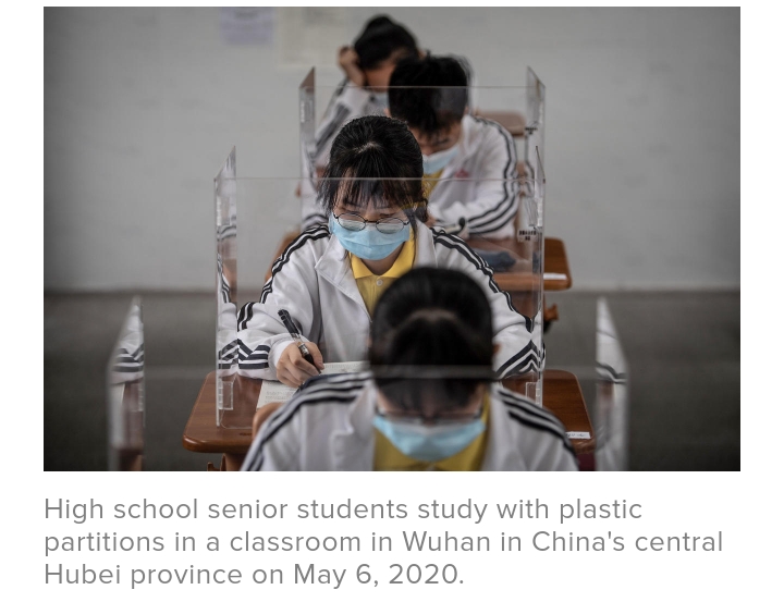  Coronavirus: This Is What Back-To-School Looks Like For Students In Wuhan, China 