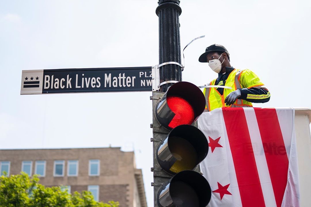 Washington mayor,Muriel Bowser Renames Road Leading To White House ‘Black Lives Matter’ Plaza(pictures)