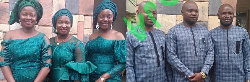 Rare! Two Sets Of Triplets Marry Each Other In Ngwo, Enugu State ...