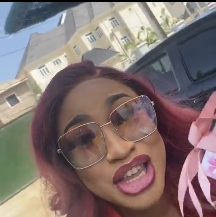 Tonto Dikeh Receives 2 Car Gifts On Her 35th Birthday