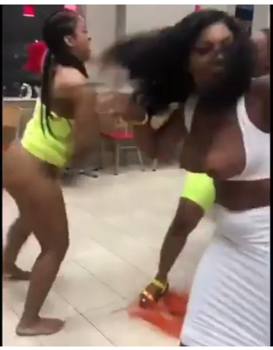 White Girls Fighting Naked