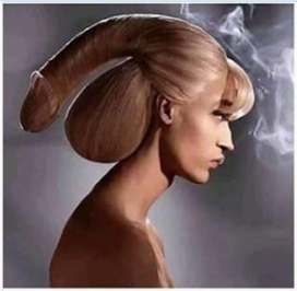 Female And Male Private Parts Made As A Hair Style (photo) - Romance -  Nigeria
