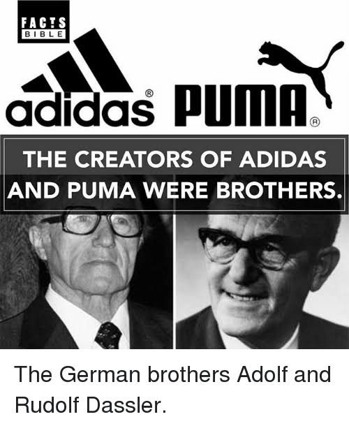 were adidas and puma brothers
