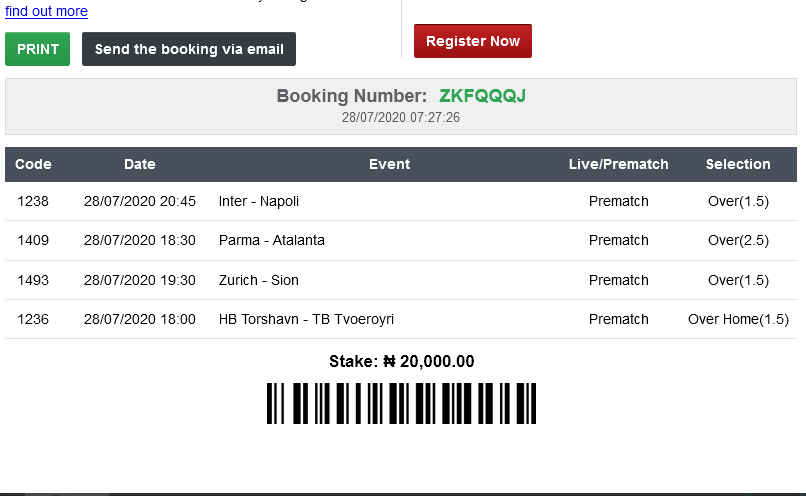 Bet9ja Booking Number for Tomorrow Coupon - wide 2