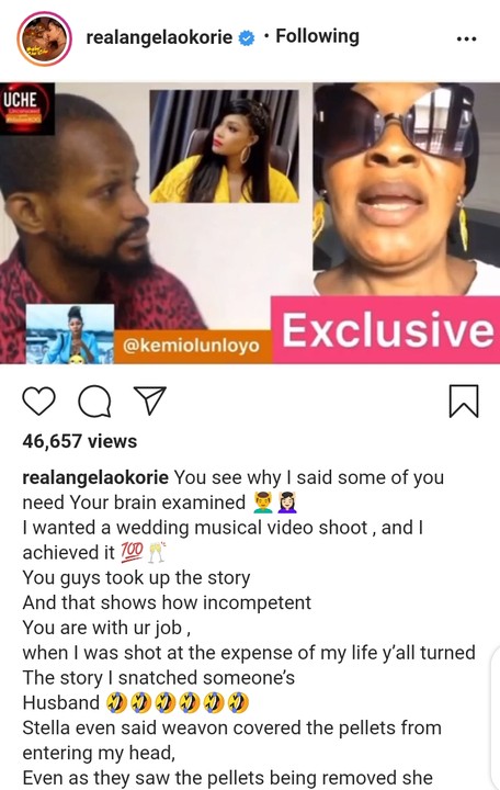 instagram - Angela Okorie: I Am Not Married, It's “Baby Chuchu” Music Video Shoot 12108983_cymera20200811184219_jpeg12fd7e92894a2de77afbe58efb4ecdc4