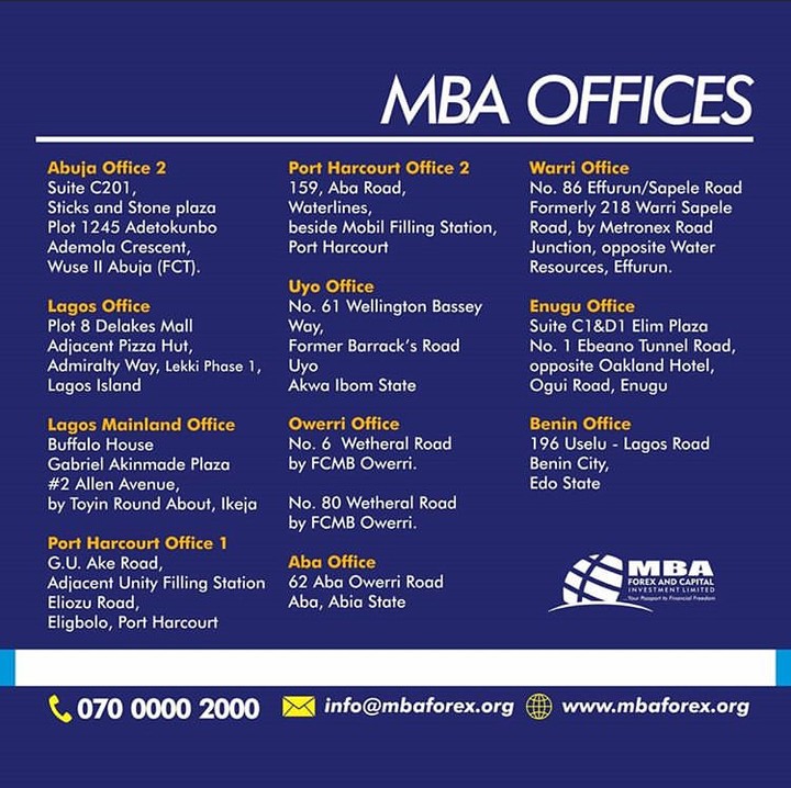 mba forex office in lagos