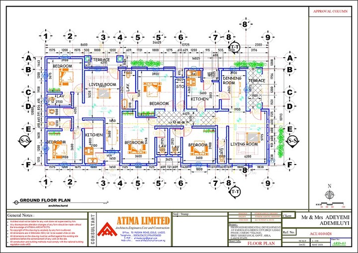 Nigerian Building House Plan Designs. - Properties - Nigeria