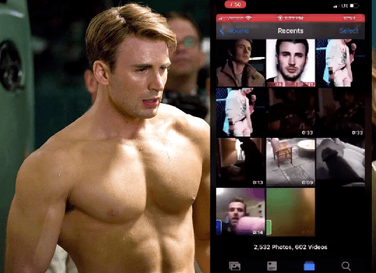PHOTO: Captain America Trends As Chris Evans Accidentally Leaks Nuude Photo...