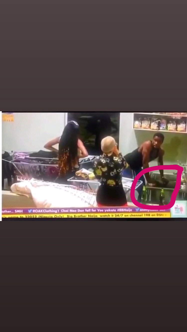 Nengi was left in shock last night when she walked in on lover boy, Neo, washing his love interest, Vee's panties in the Big Brother Naija lockdown house.