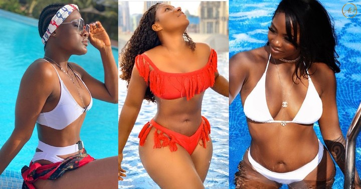 Nigerian Celebs Unapologetically Flaunting Their Hot Body In Tiny Bikinis!  - Celebrities - Nigeria