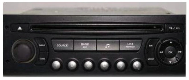 Install Audio AUX Cable and activate with Diagbox (PP2000 or Lexia
