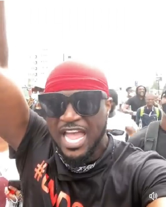 endsars - EndSARS: Peter Okoye Protests, Storms Lagos Streets 12504984_20201013124908_jpegb2862815e0763806026b00380b7e21b7