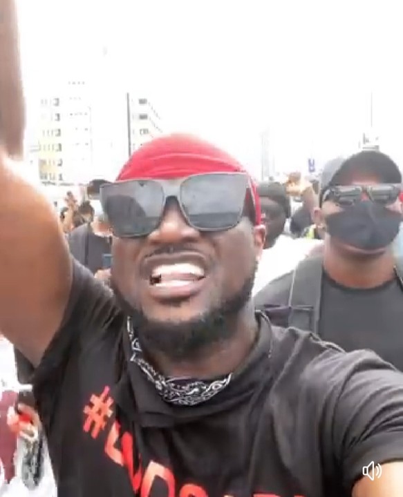EndSARS: Peter Okoye Protests, Storms Lagos Streets 12504985_20201013124854_jpegc6a8b3f9bed4a04645eaf2278be991fd