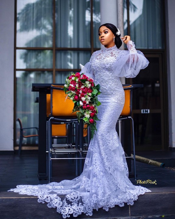 Latest Stunning Nigerian Wedding Dresses With Gorgeous Details